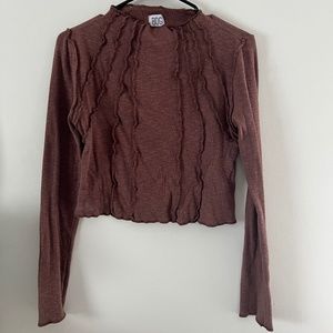 UO Detailed Mockneck Top